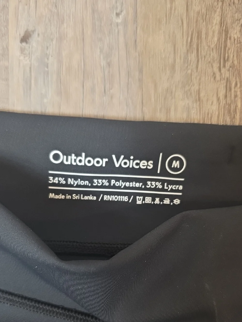 Outdoor Voices Black Kick Flare Women'a Leggings‎ Size M